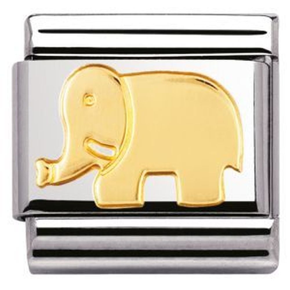 Composable 18ct Gold Elephant Charm