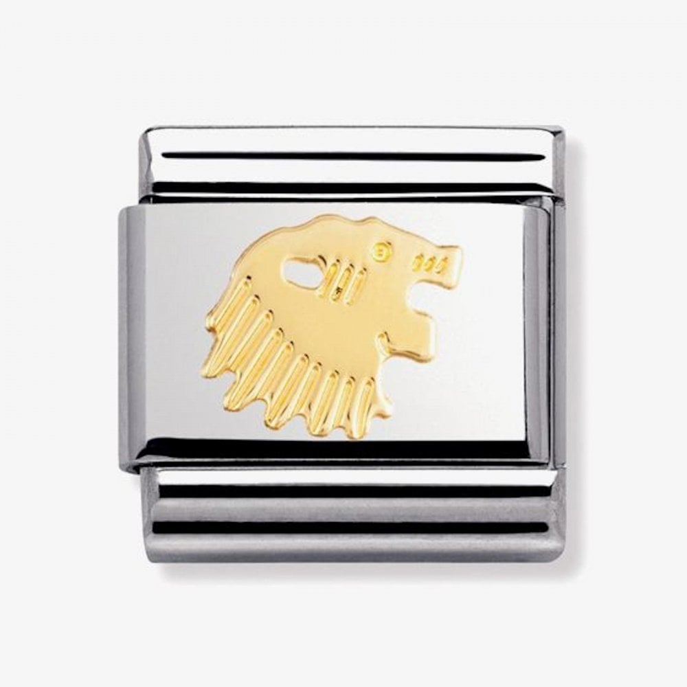 Composable Classic 18ct Gold Leo Zodiac Charm