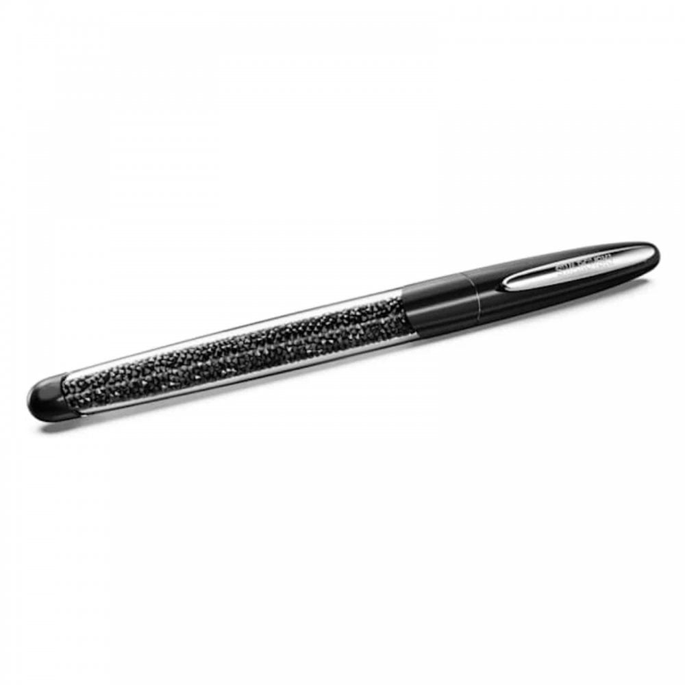 Crystalline Black Chrome Nova Rollerball Pen