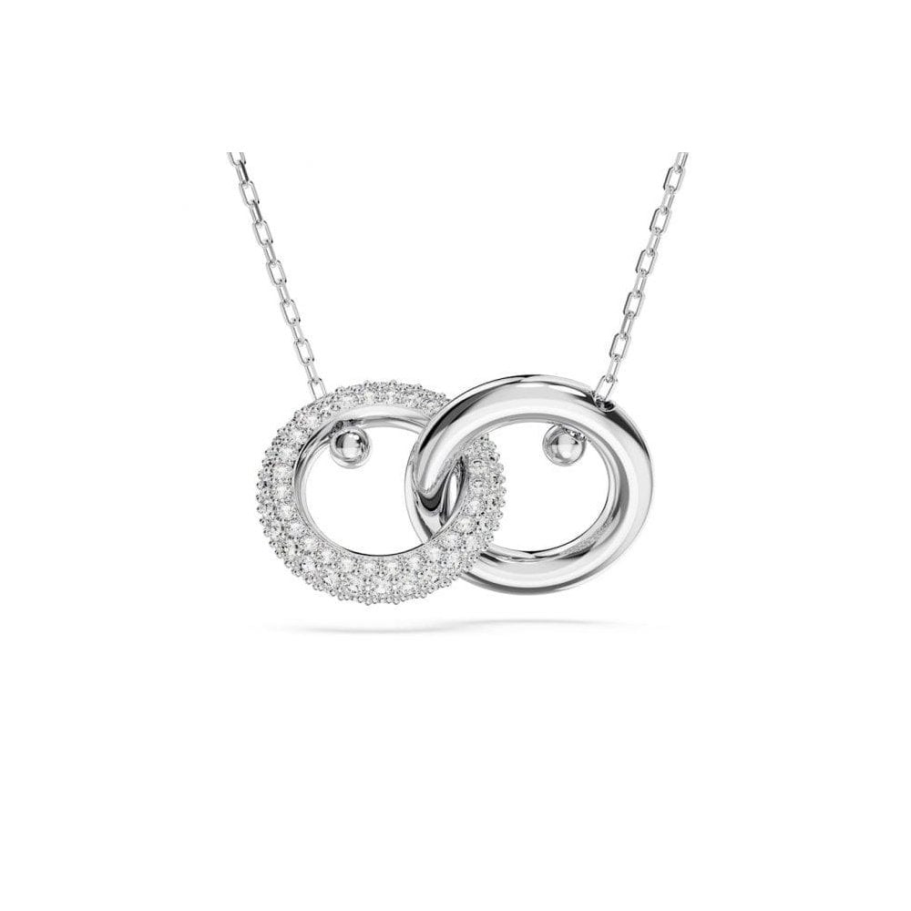 Dextera Pendant Interlinked Crystal Rhodium Plated