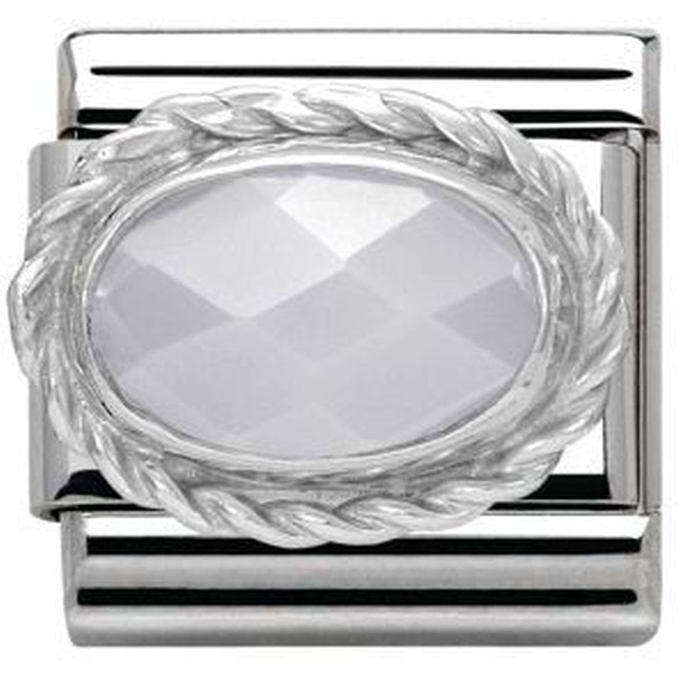 Faceted White Jade