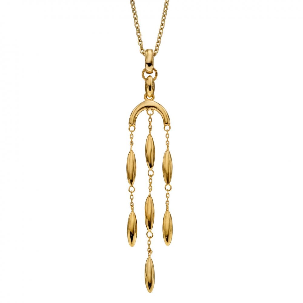 Gecko Elements 9ct Gold Cascade Pendant