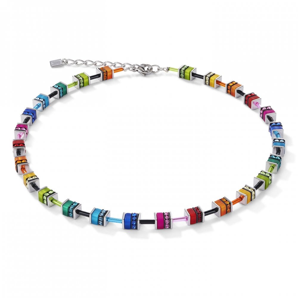 GeoCube Multicolour Necklace