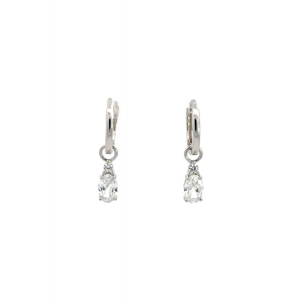 Georgini A Christmas Journey Baby Oval Earrings