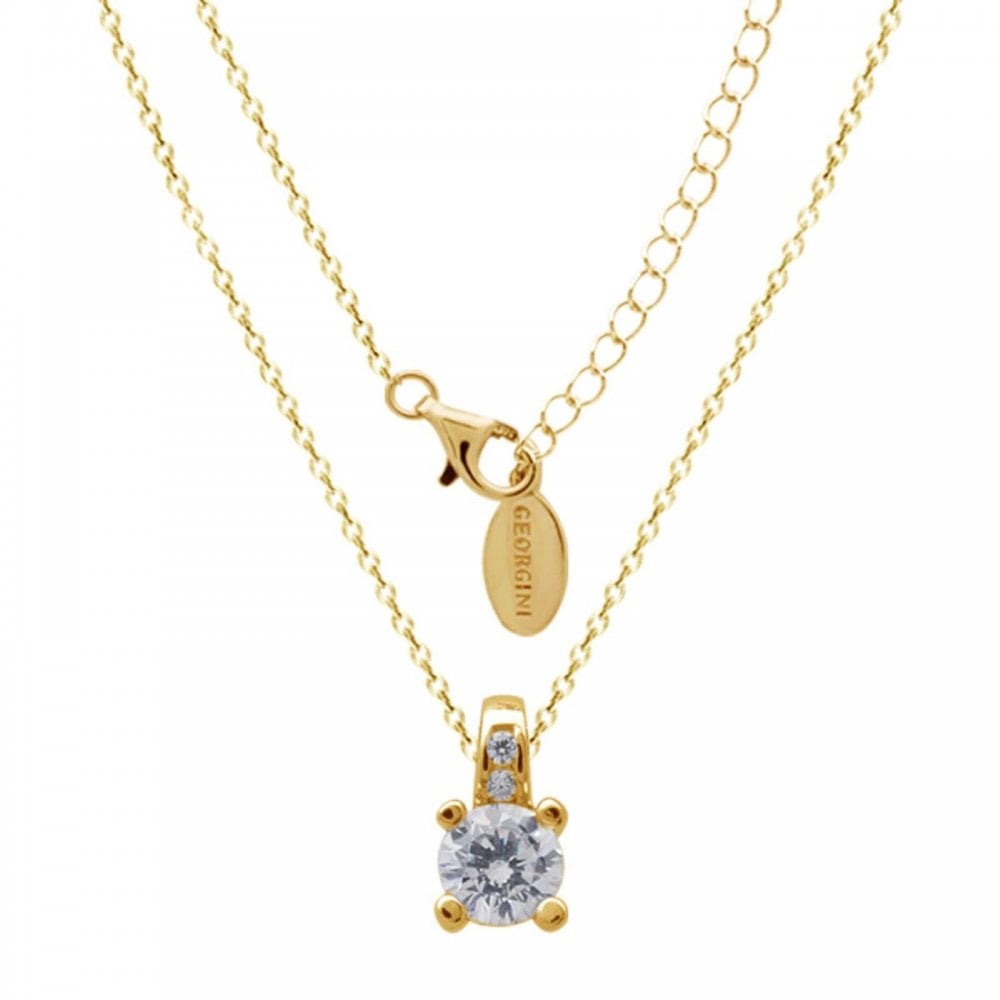 Georgini Red Carpet Venice CZ Gold Plated Necklace