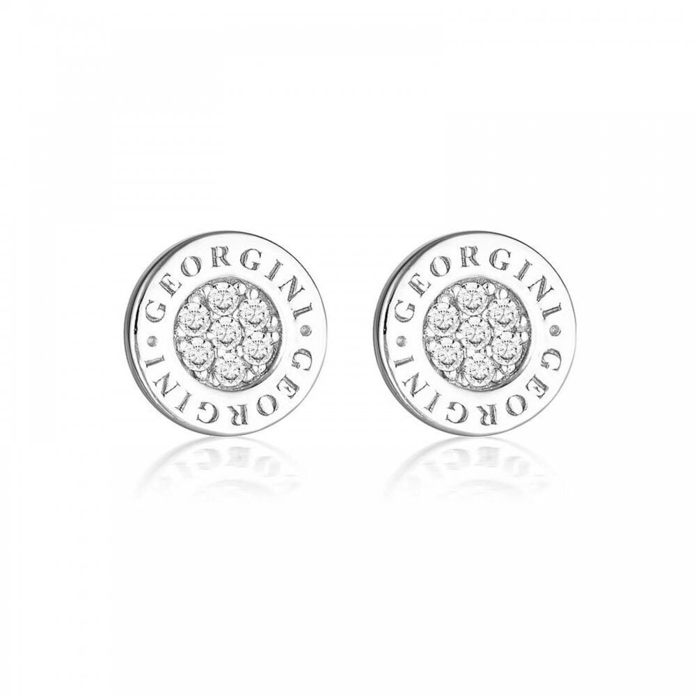 Georgini Reflection Signature Stud Earrings Silver