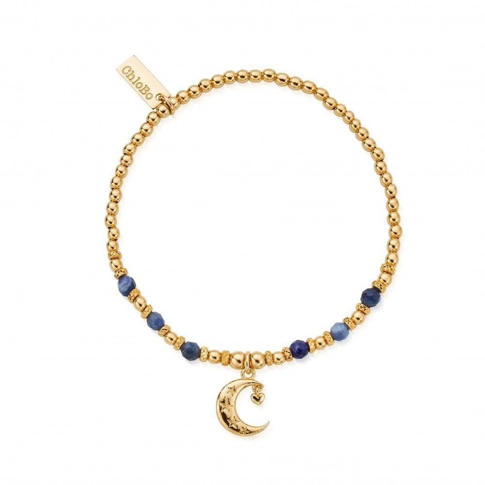 Gold Love by the Moon Sodalite Bracelet