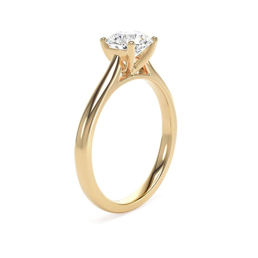 Lab Grown Brilliant Cut Round Diamond 1.5 ct Ring