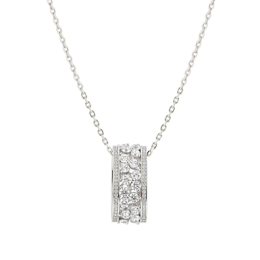 Life Bouquet CZ Pendant Necklace