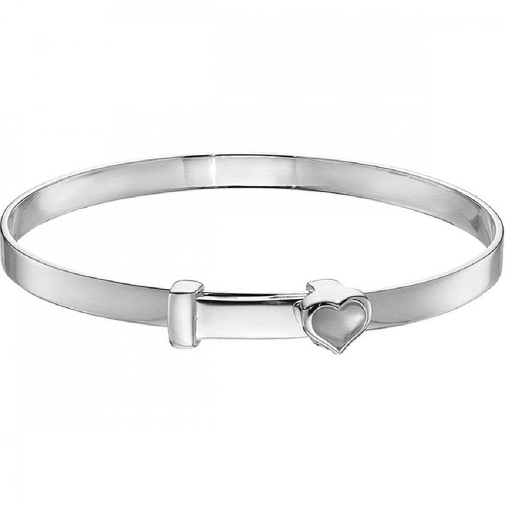 Mother of Pearl Heart Baby Bangle