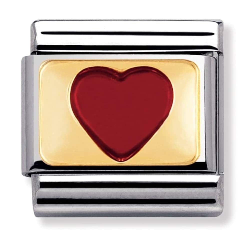 Nomination Composable Red heart charm