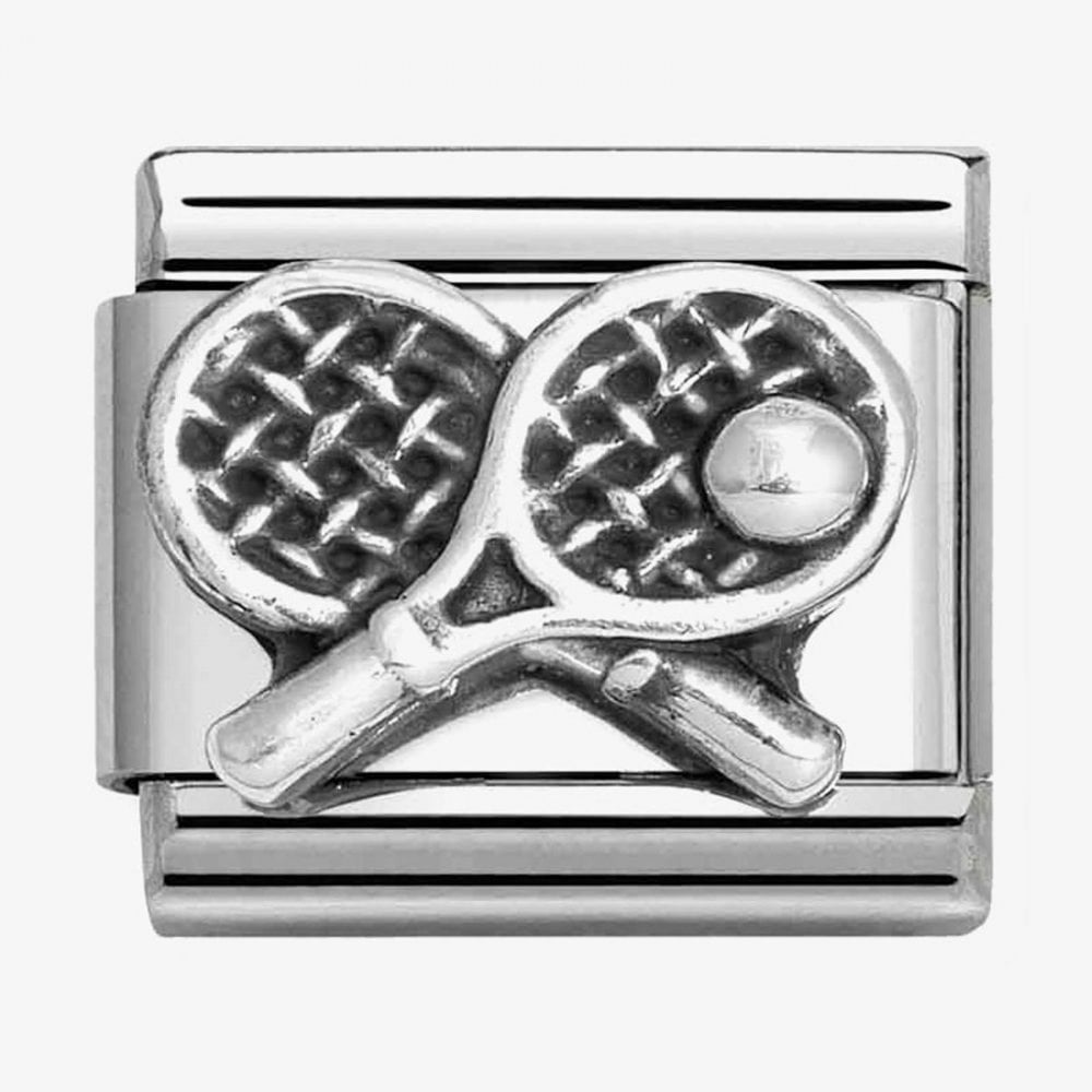 Nomination Composable Tennis Rackets Charm