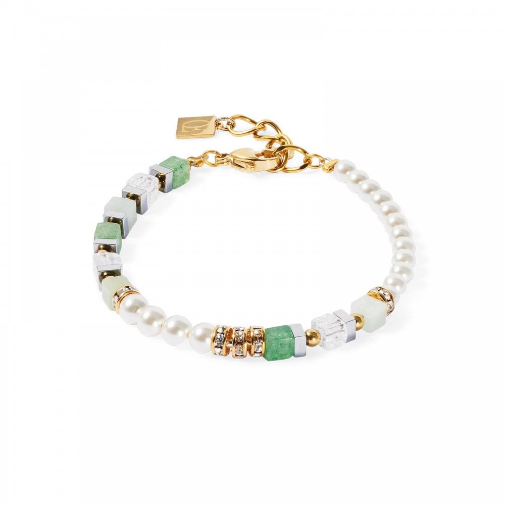 Precious Fusion Offset bracelet gold-green