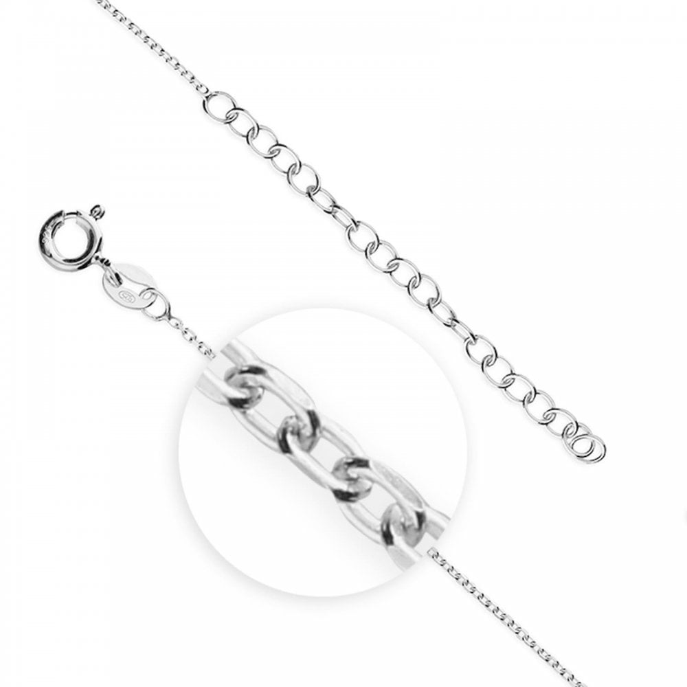Silver Anchor DC Chain With Extender 40cm