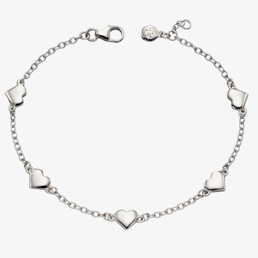 Silver Childs Heart Bracelet