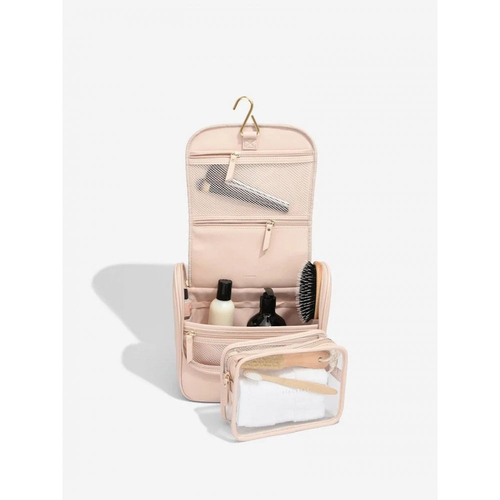 Stackers Blush Large Travel Hanging Washbag