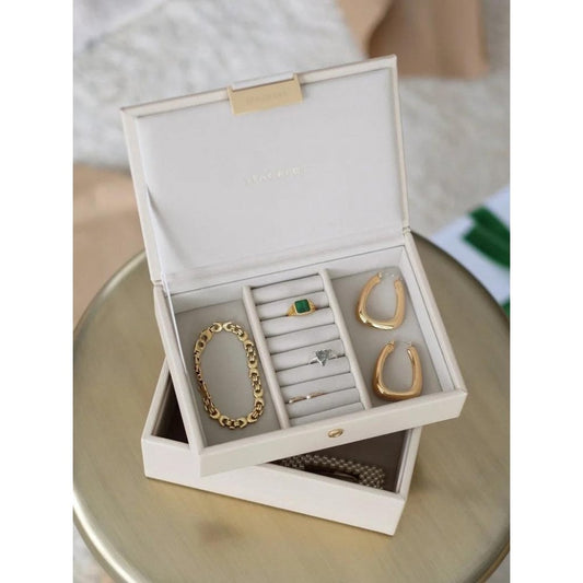 Stackers Blush Pink Mini Jewellery Box Set of 2