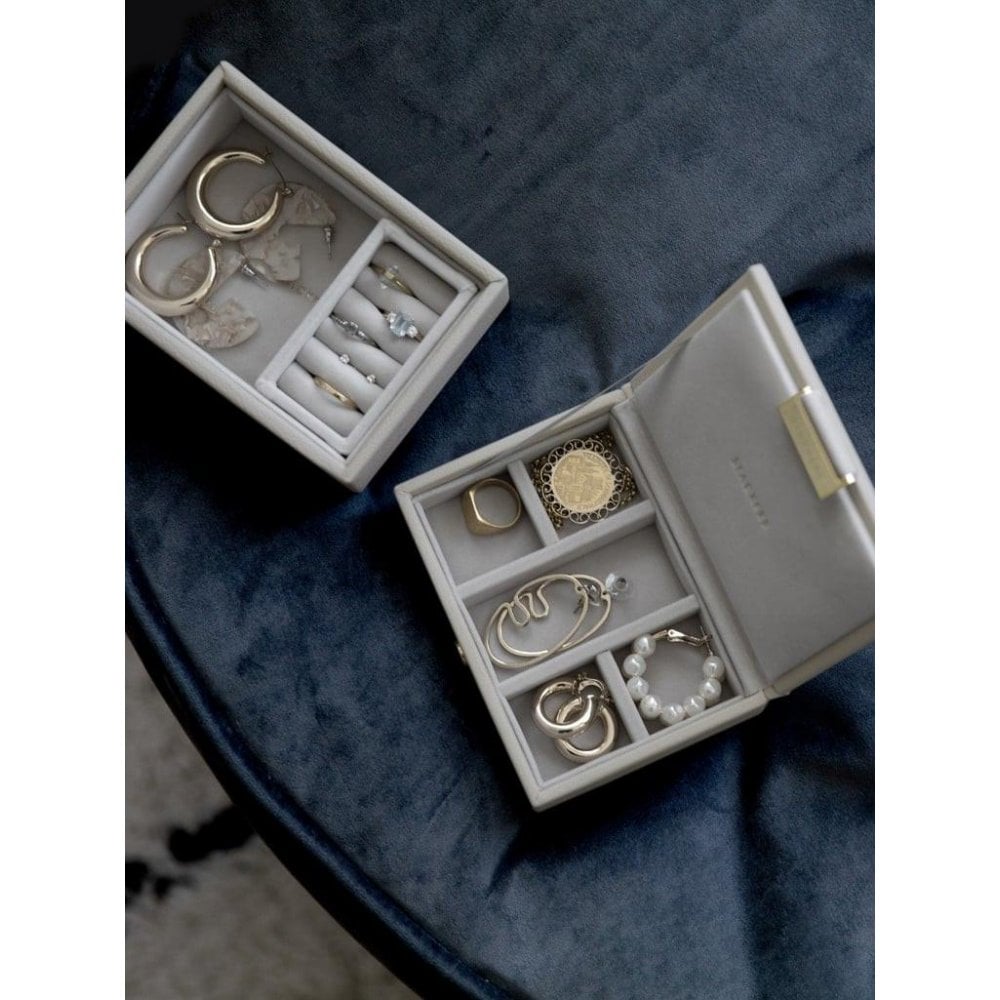 Stackers Oatmeal Micro Jewellery Box Set of 2