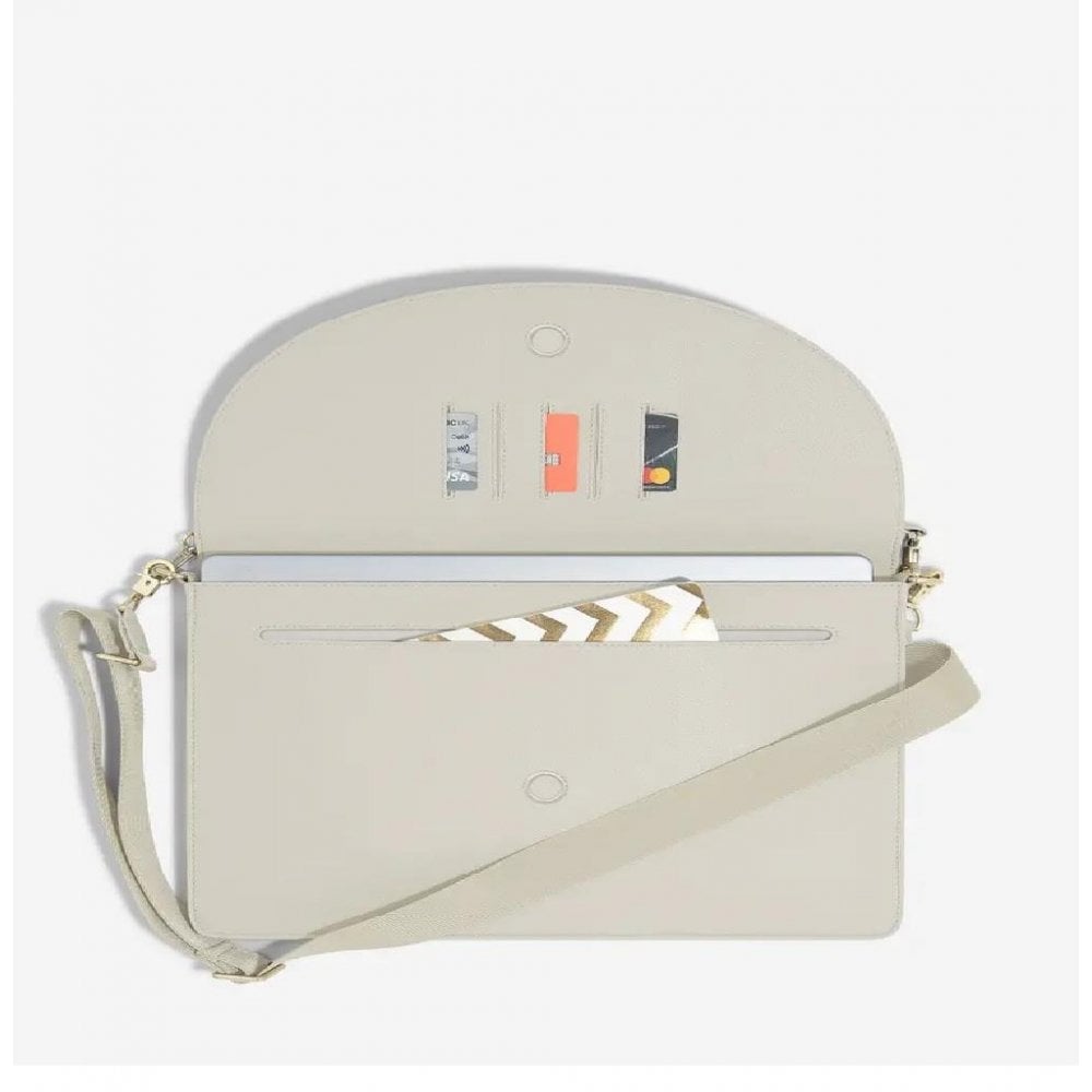 Stackers Oatmeal Slim Laptop Bag