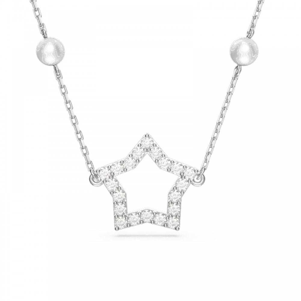 Stella Necklace Crystal Pearls