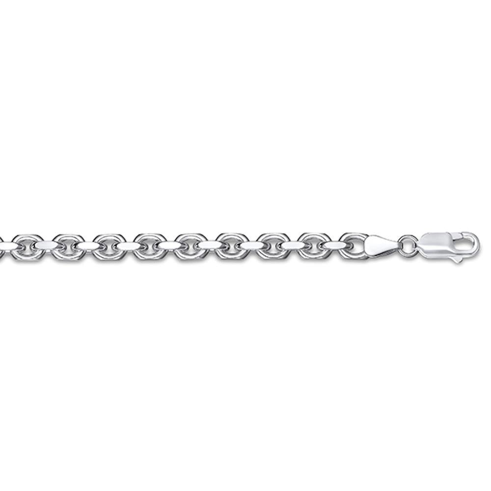 Sterling Silver Diamond Cut Cable Chain 20"