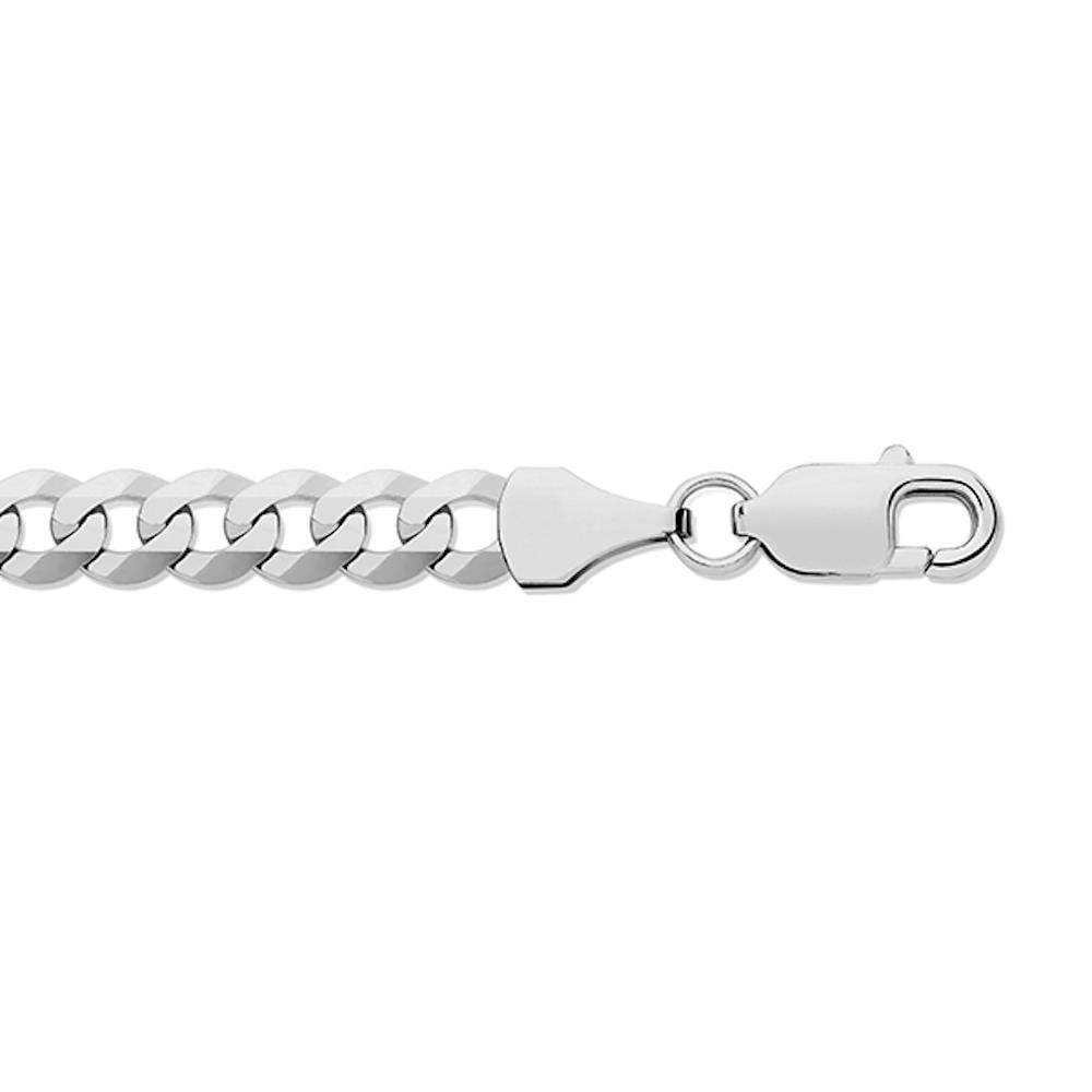 Sterling Silver Ultra Flat Curb Chain 20"