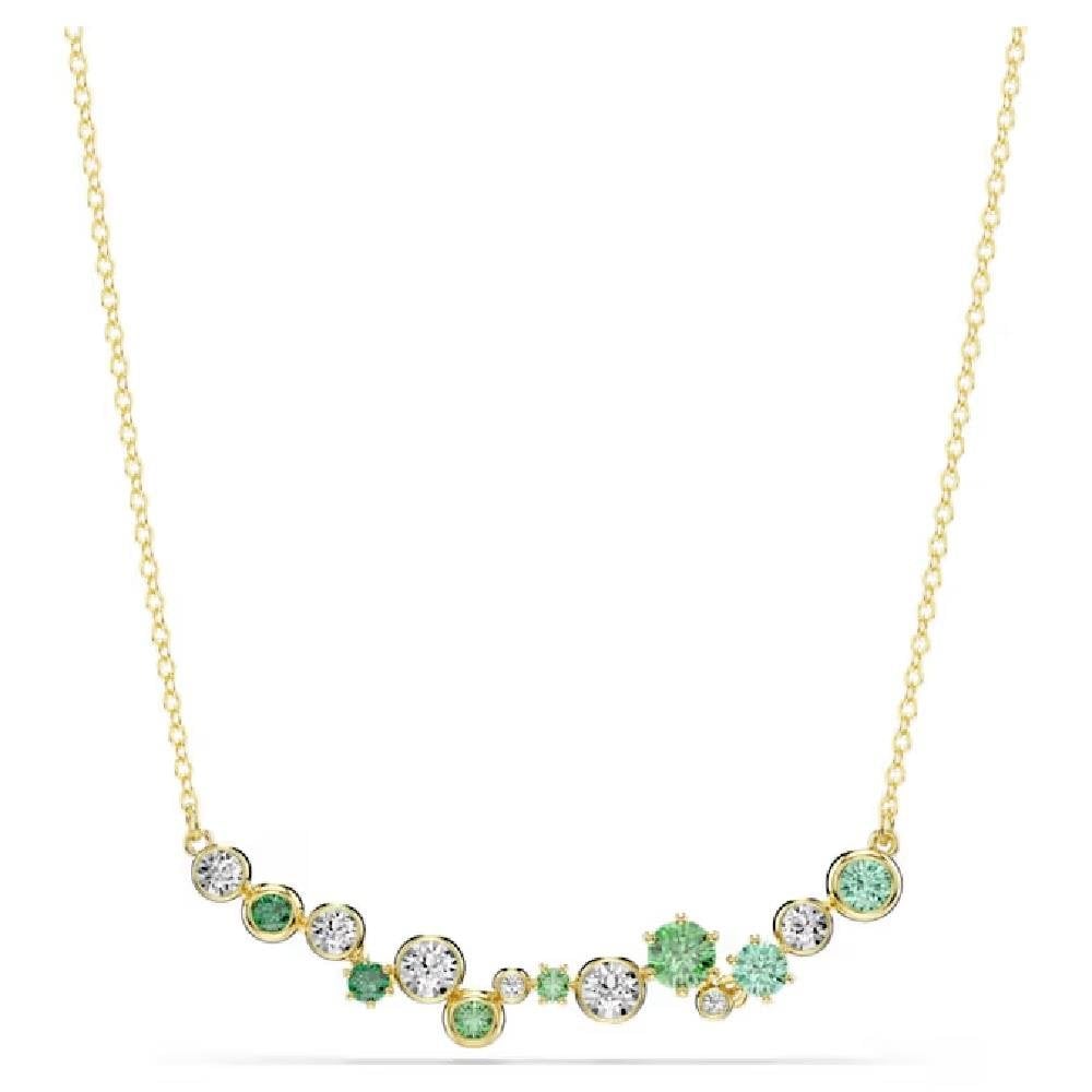 Swarovski Constella Green Gold Plated Necklace