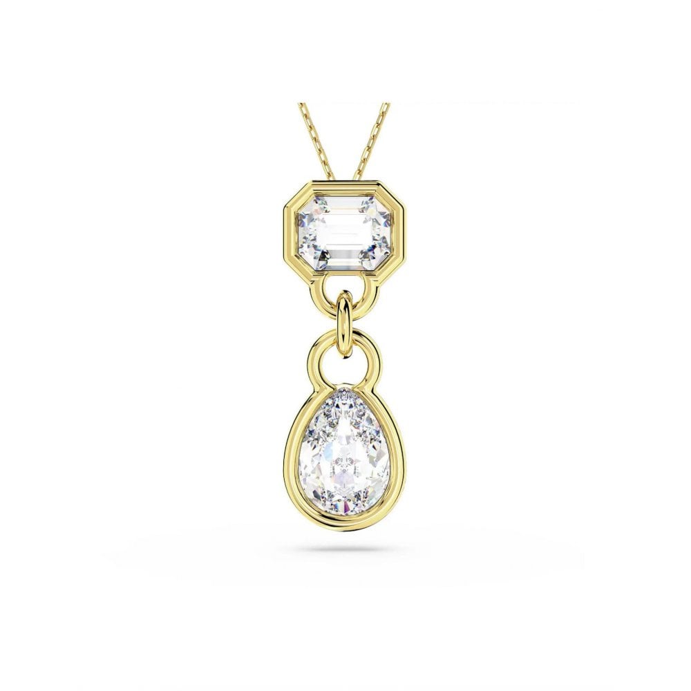Swarovski Dextera White Stone Gold Tone Pendant