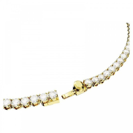 Swarovski Matrix Gold Tennis Necklace