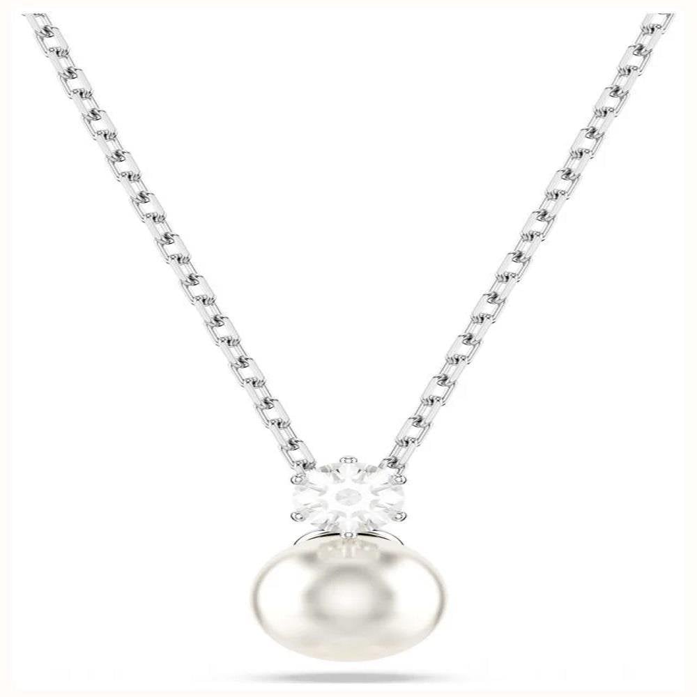 Swarovski Matrix Pendant Crystal Pearl Round Cut
