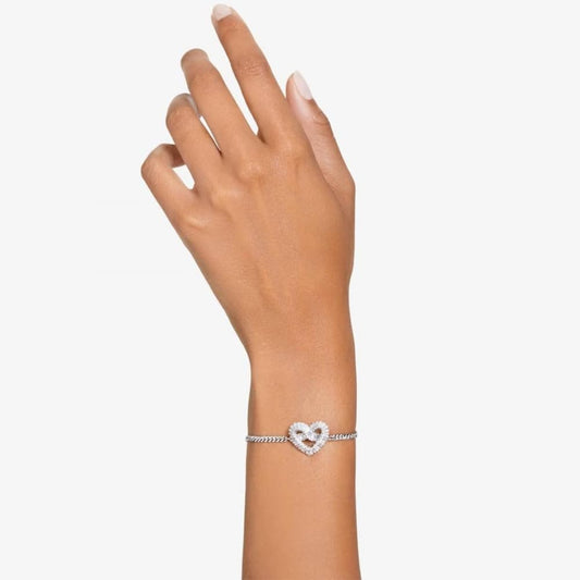 Swarovski Matrix Woven Heart Bracelet