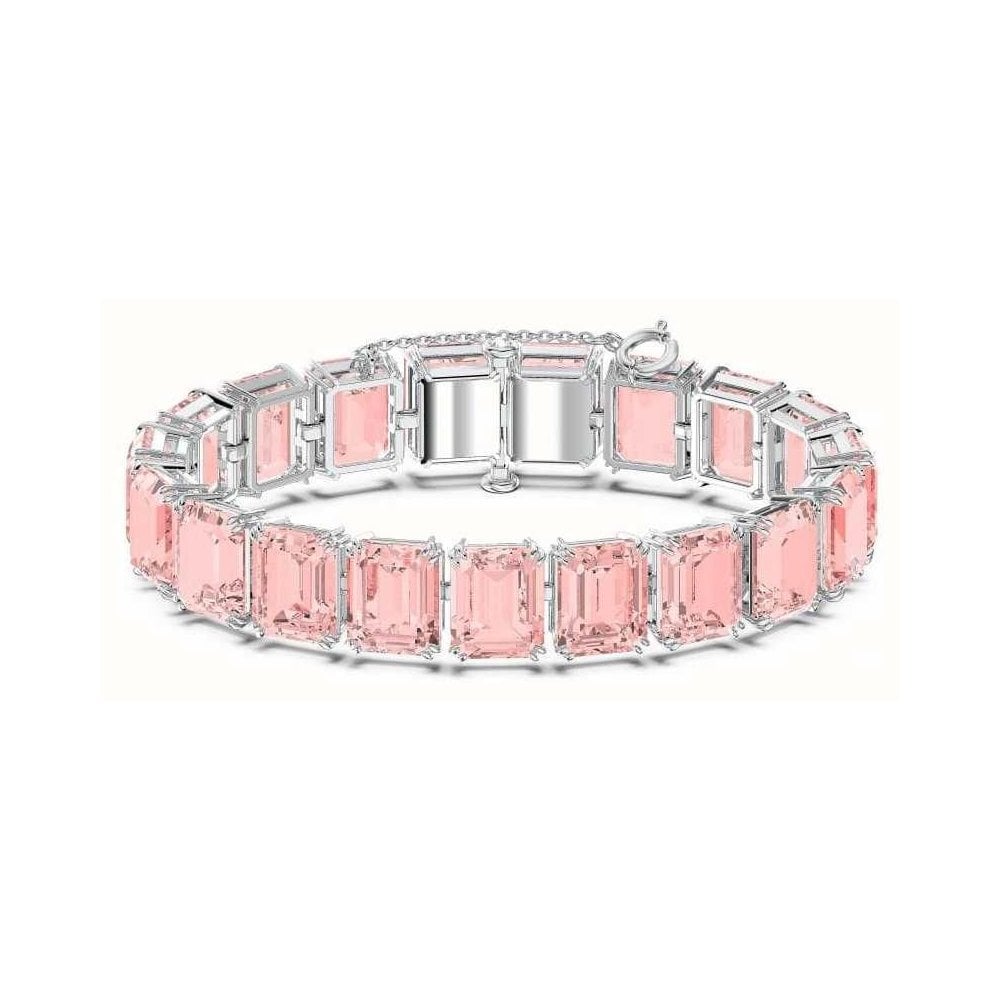 Swarovski Millenia Octagon Rose Pink Stone Bracelet