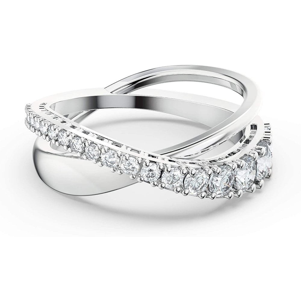 Swarovski Twist Ring Size 58