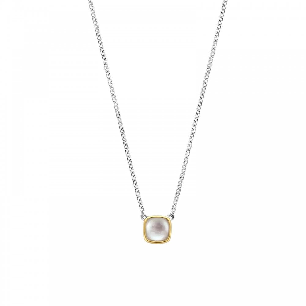 Ti Sento Mother of Pearl Gold Plated Necklace