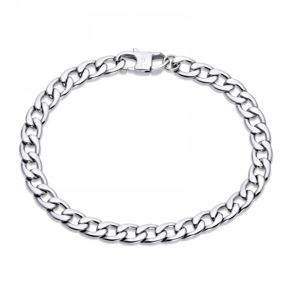 Unique Stainless Steel Polished Bracelet 21cm