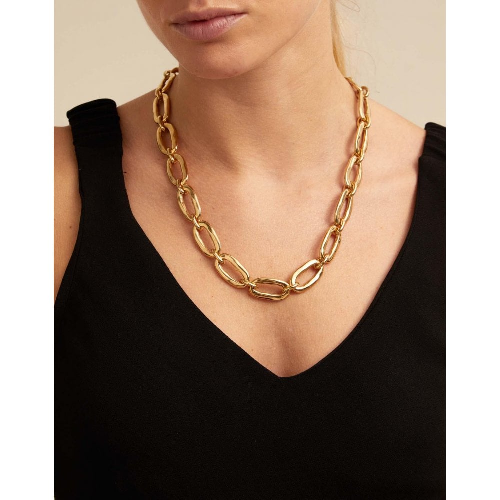 UNOde50 Link Gold Plated Necklace