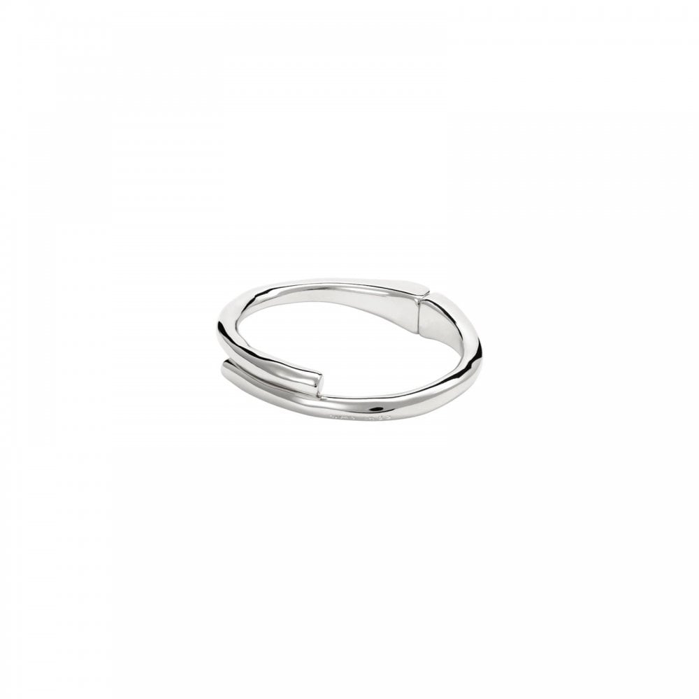 Unode50 Meeting Point Silver Bangle Large
