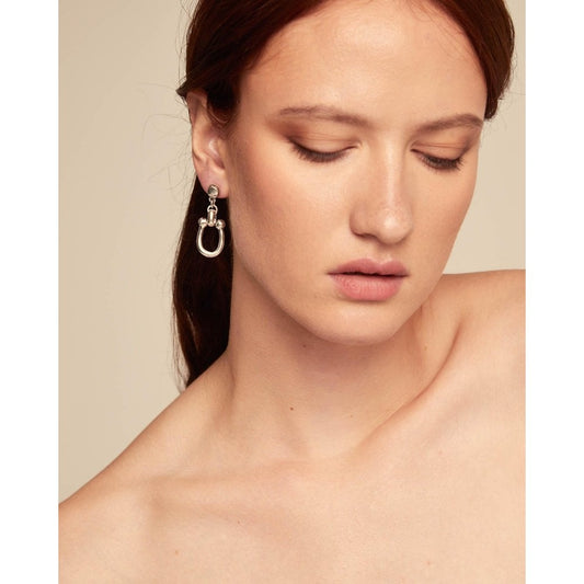 UNOde50 Silver Seratonin Drop Earrings