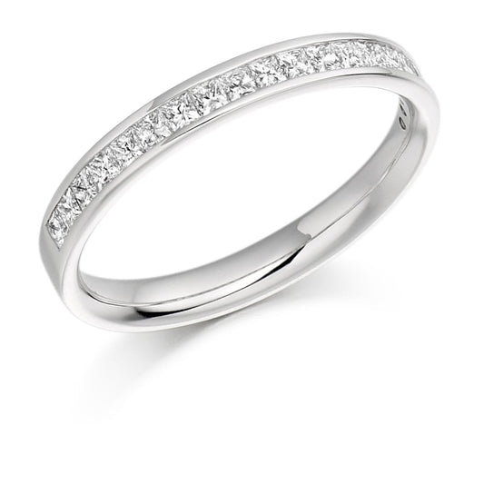 18ct W/G Diamond  0.50ct Wedding/Eternity Ring