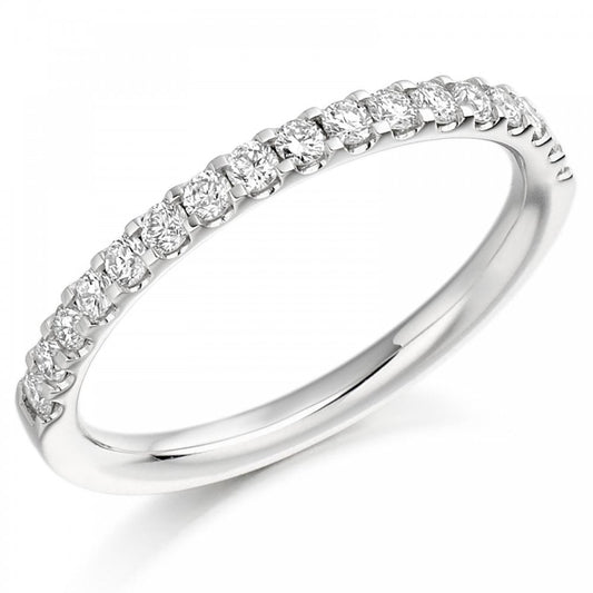 18ct White Gold 0.33ct Diamond ET Wedding Ring