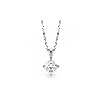 18ct White Gold 0.70ct Diamond Pendant