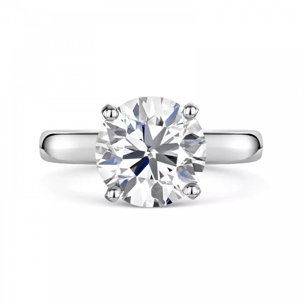 18ct White Gold 1.04ct Lab Grown Diamond Ring Size M