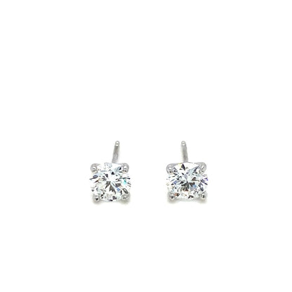 18ct White Gold Lab Diamond 1.53 ct Earrings