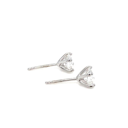 18ct White Gold Lab Diamond 1.53 ct Earrings