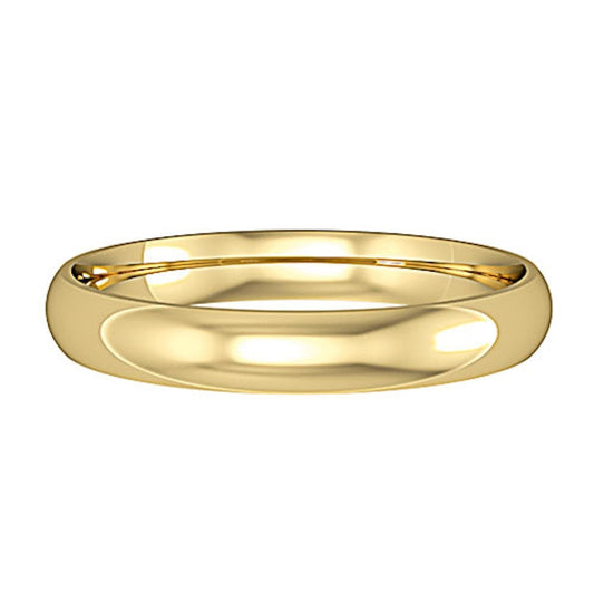 18ct Yellow Gold 3mm Wedding Ring