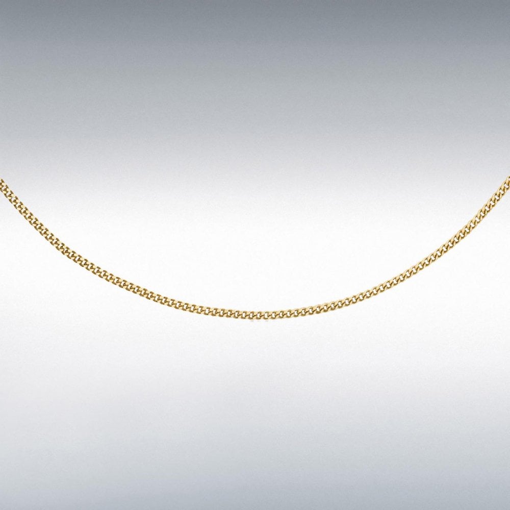 18ct Yellow Gold 42/45cm Curb Chain