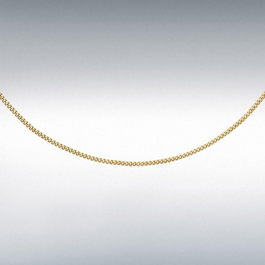18ct Yellow Gold 42/45cm Curb Chain