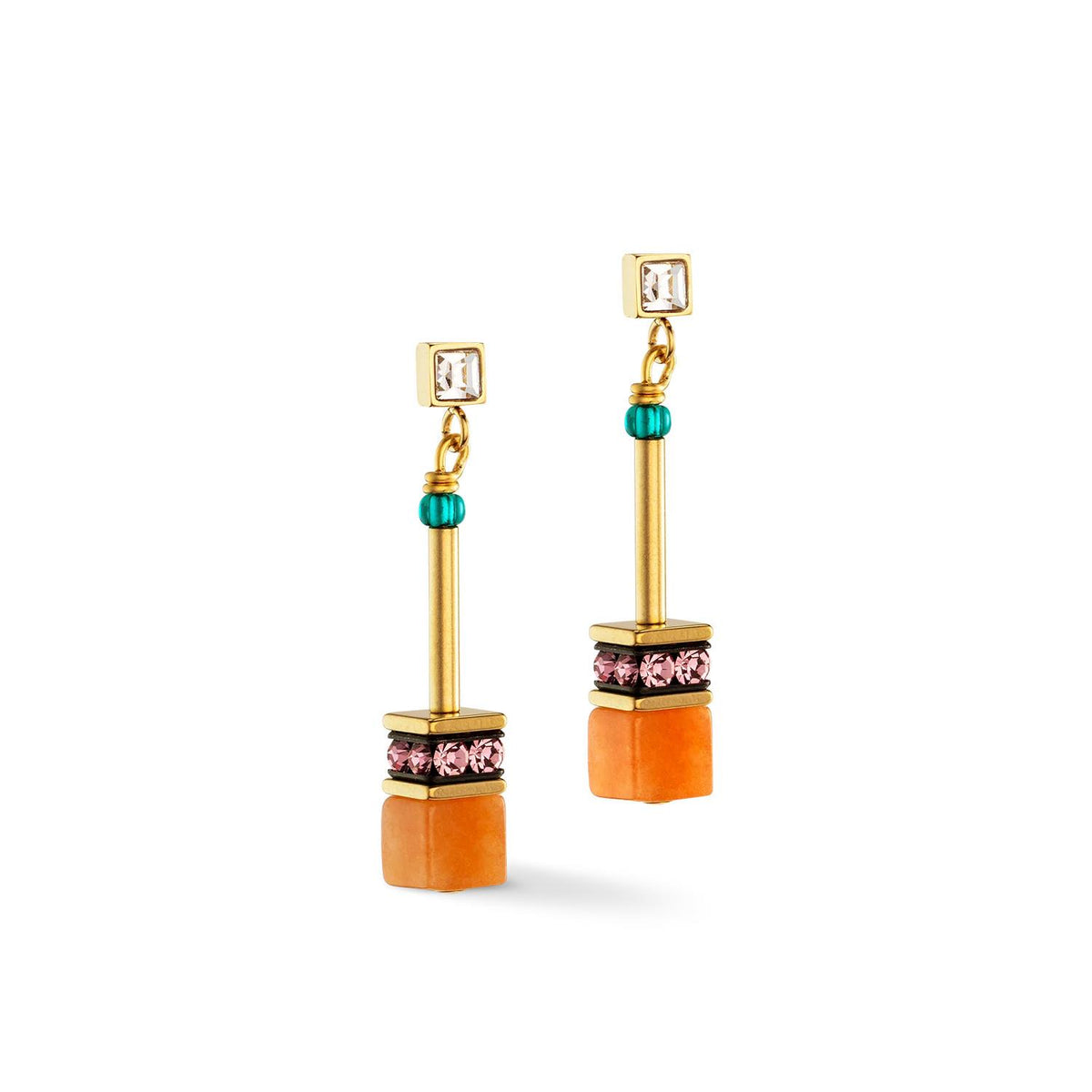 Coeur de Lion GeoCUBE Drop Earrings