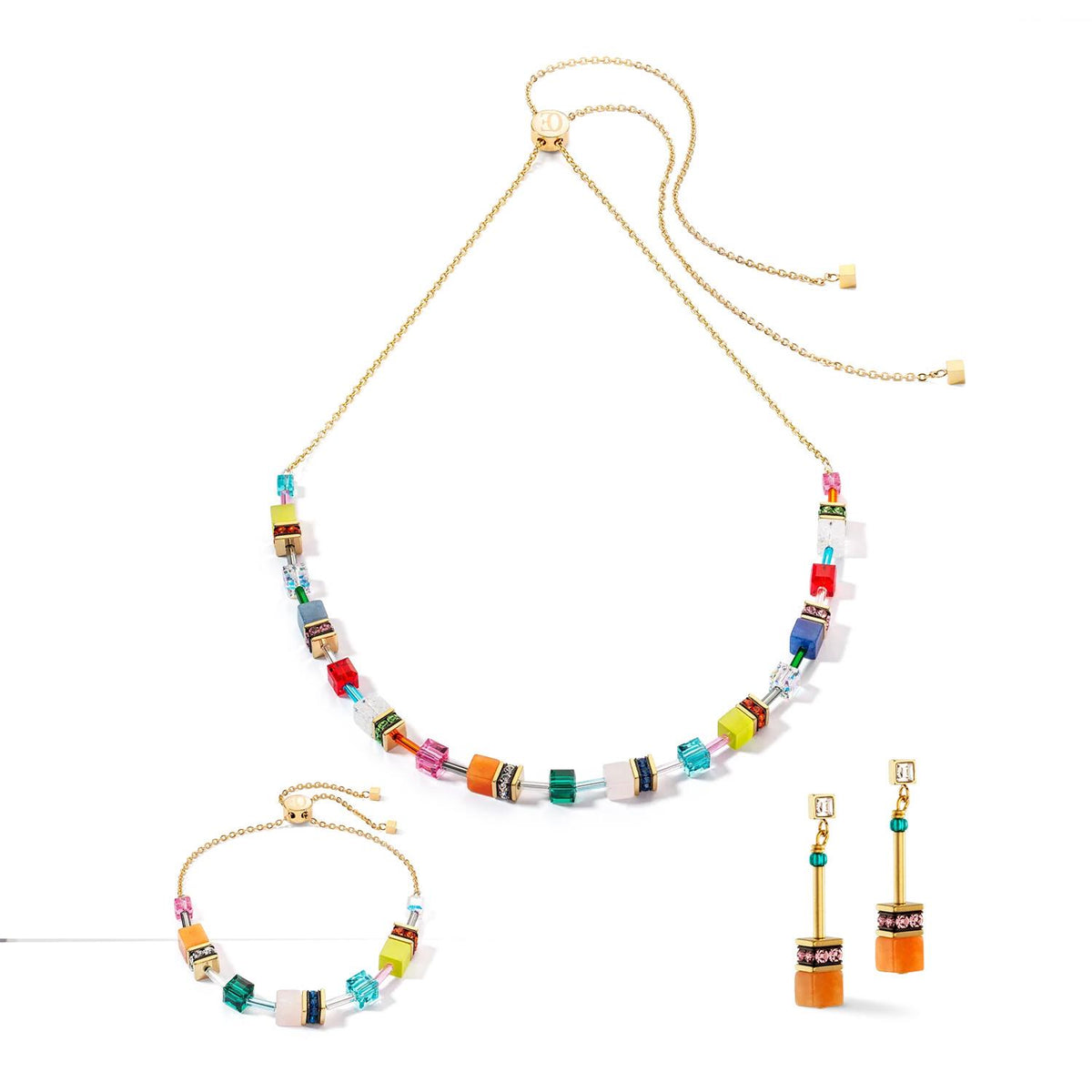 Coeur de Lion GeoCUBE Drop Earrings