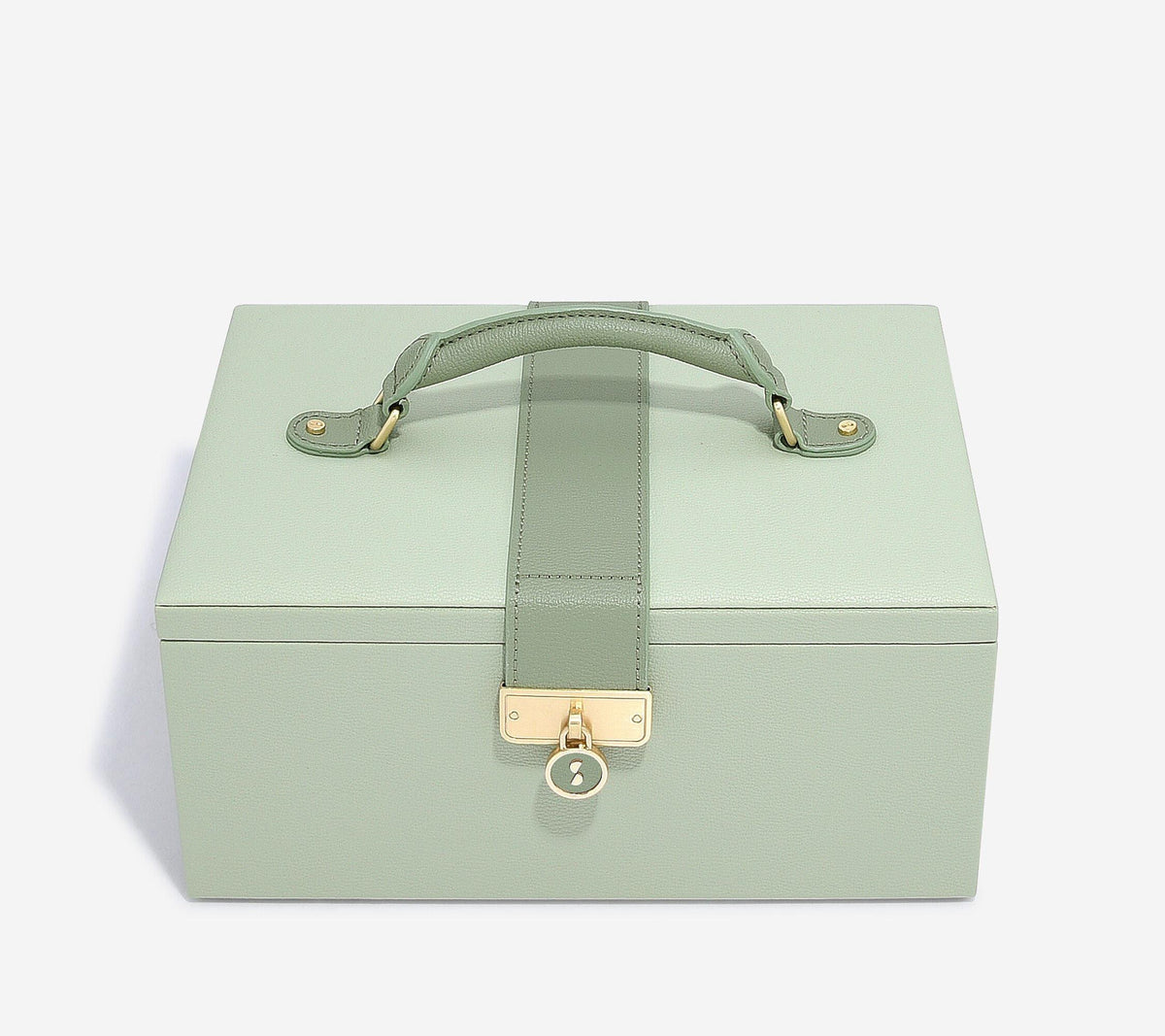 Luxury Classic Sage Green Jewellery Box